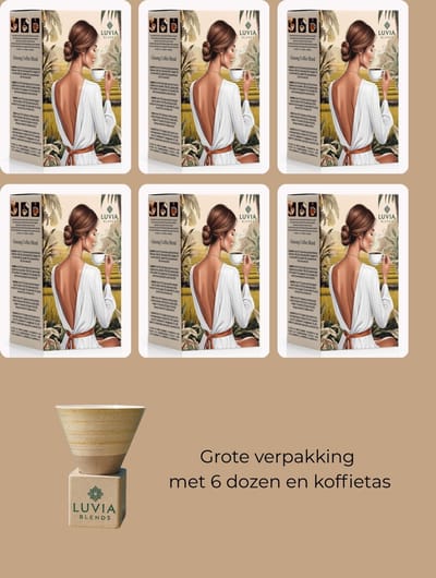 Luvia Blends Ginseng Coffee - Warme drank - 6 dozen - 90 koffies