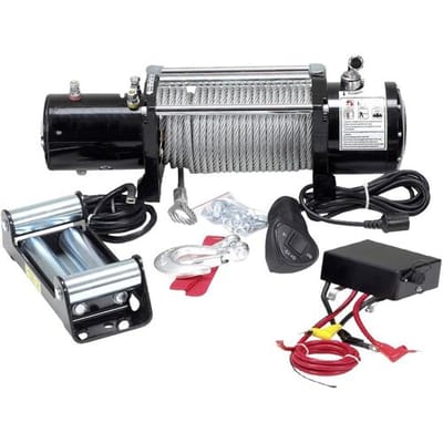 HP Autozubehör 20602 Kabellier Trekkracht (rollend): 13.608 kg Draadloze afstandsbediening, Kabelgebonden afstandsbediening, Incl. rolluik
