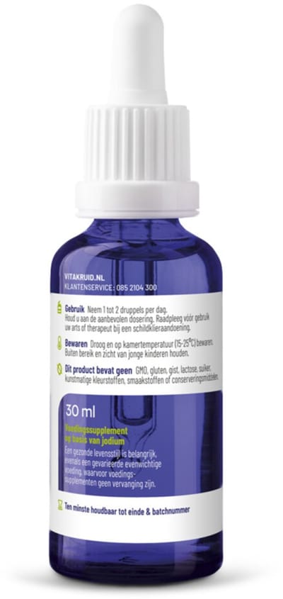 Vitakruid Jodium druppels - 2 x 30 ml - Voordeelverpakking