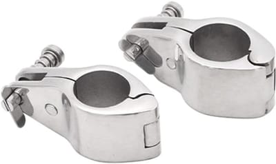 Bimini Top Hardware Fittings van RVS met 20mm Jaw-like Slide voor Boot, Marine en Yacht - Set van 2