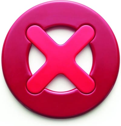 Vice Versa Mayday Onderzetter - 2 in 1 - Rood