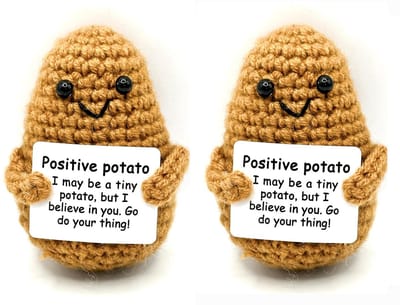 Hypify - Positive Potato - bruin duo - knuffeltje - Positiviteit