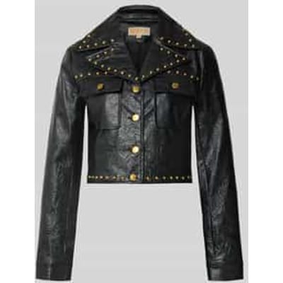 Leren Jas MICHAEL Michael Kors STUDDED FX LEATHER JKT
