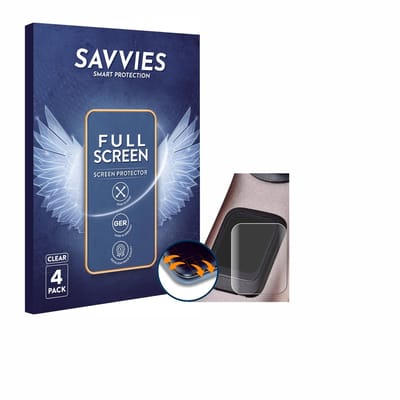 Savvies - Screenprotector voor Specialized Turbo Levo 4 - Folie Beschermfolie transparant volledig dekking 4 Stuks