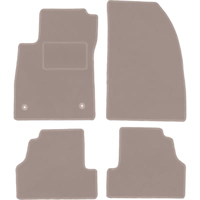 Beige velours vloermatten voor: Chevrolet Trax crossover (2013-)