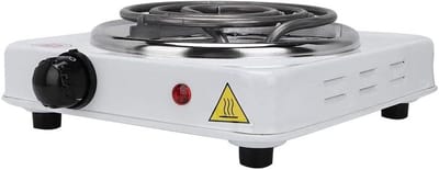 Elektrisch Kookplaatje - Draagbare Kookplaat - Snel Koken - Snelle Verwarming - 21.5 cm - Zwart