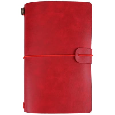 Dailygoods- Notitieboekje Vintage Retro - PU Lederen Omslag - Gepersonaliseerd Dagboek - Hervulbaar Notitieblok - Antieke Stijl - Hoogwaardige Kwaliteit