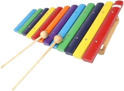 Houten Xylofoon - Muziek Instrument - Muziek Leren Spelen - Duurzame Materialen - 12 Toetsen - Niet gespecificeerd
