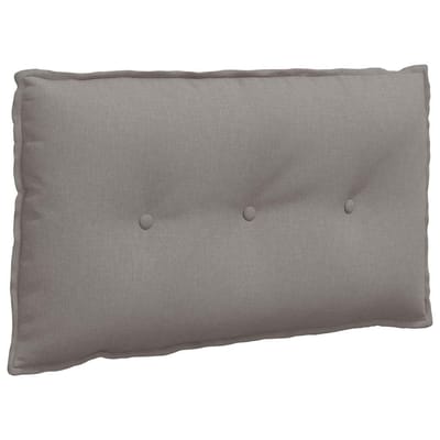 vidaXL - Rugkussen - Taupe - 200 - x - 19 - x - 50 - cm - Stof