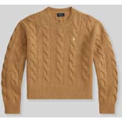regular fit gebreide pullover van mix van wol en kasjmier