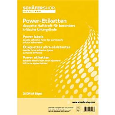 Schäfer Shop Select Power etiketten 45,7 x 21,2 mm, 25 vellen