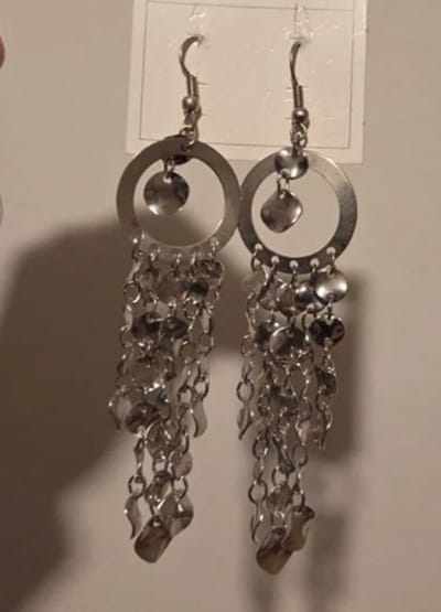 Oorbellen zilver met veel muntjes | Oorbellen | Muntjes | Earparty-