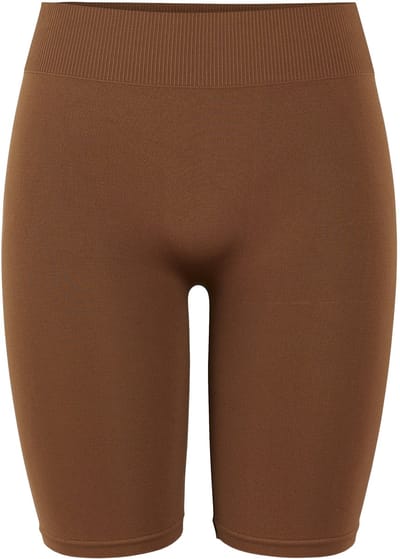 Korte legging dames - Biker Short - London - Broekje voor onder jurk - Microfiber boxershort lange pijpjes - Tegen schurende benen - Toffee / XS/S