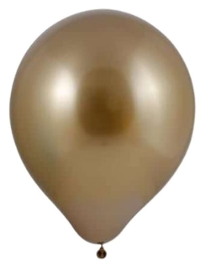Daily Style – Mini Chroom Ballonnen – Goud – 11 cm – 20 stuks – Feestdecoratie