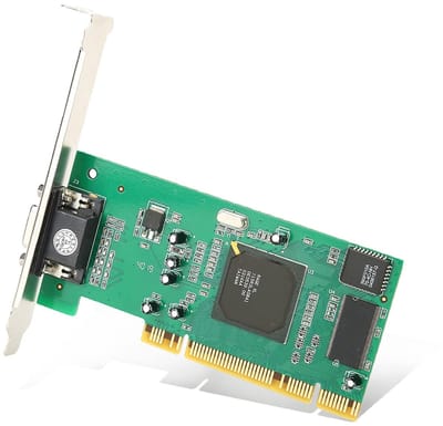 Allecto - Grafische kaart - Videokaart voor meerdere schermen - Laag profiel - 8 MB - Geschikt voor desktopcomputers - PCI-interface