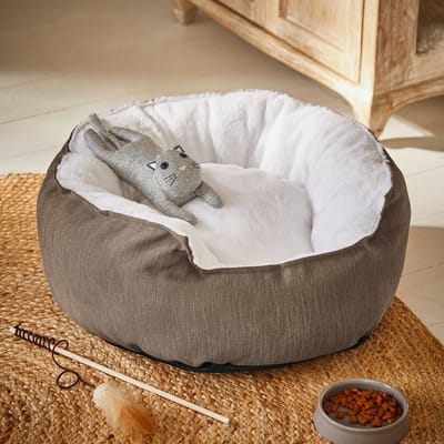 LOBERON Huisdierenmand Camérelle bruin/wit