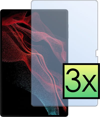 Screenprotector - 3 Stuks - Geschikt voor Samsung Galaxy Tab S10 Ultra - Extra Sterk - Beschermglas - Gehard Glas - Tempered Glass - Screen Protector - Bescherm Cover