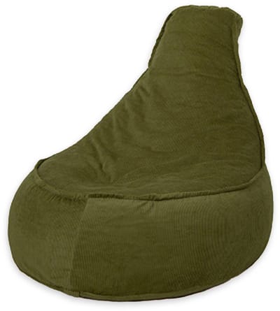 Drop & Sit Stoel Zitzak Ribstof - Zitzakfauteuil - Woonkamerzitzak – Hunter – Junior – Voor Binnen