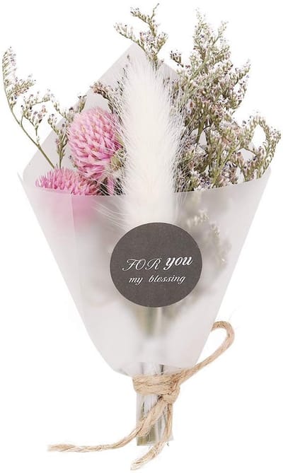 Allecto - Boeket Natuurlijke Gedroogde Bloem - Bruiloft Decoratie - Duurzaam en Langdurig - Kleur #3 - Vakantie Feest Decoratie - Geschikt voor Thu...