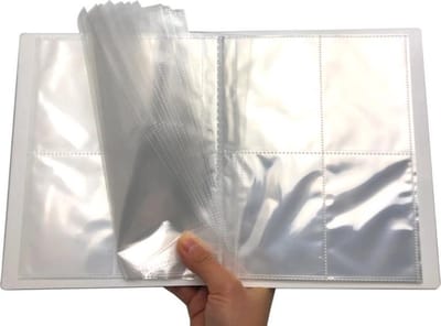 Kaarten verzamelmap - geschikt voor 240 standaard formaat kaarten - verzamel album - goedkoop kerst cadeau - sinterklaas - random kleur