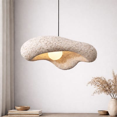 Milton & Oldbrook Japandi Hanglamp Ø 60 cm Zenica Zand Steenlook
