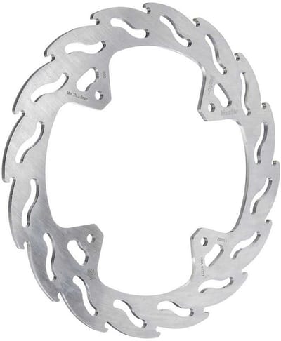 Moto-master Flame Honda 110207 Achterste Remschijf Zilver
