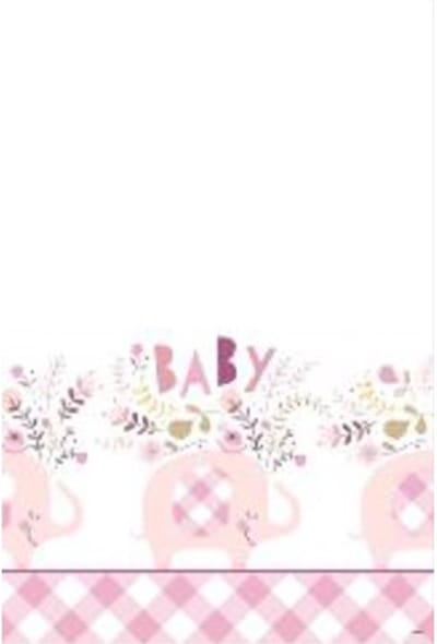 Tafelkleed Floral Elephant Roze 137x213cm
