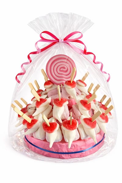 Traktatie Snoeptaart - Geboorte Meisje - Babyshower - Uitdeelcadeau - 30 Traktaties