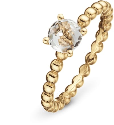 Glow 214.230252 Elements Of Love Dames Ring - Minimalistische ring - Sieraad - 14 Karaat Goud