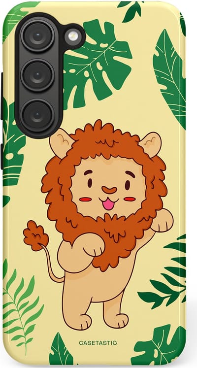 Casetastic Hoesje Geschikt voor Samsung S23 - Stijlvolle Beschermende Duo-layer Case - Brulknuffel