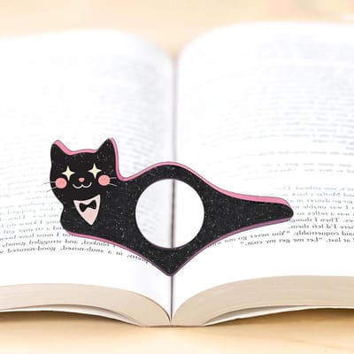 Boekpaginahouder van Acryl met Duim - Lichtgewicht en Handige Pagina Houder voor Lezen, Ideaal voor Boeken, Romans en Notitieboeken, Perfect Cadeau voor Lezers en Boekliefhebbers