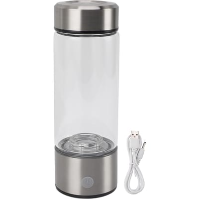 Waterstofwaterfles 420ml Oplaadbare Draagbare Waterstofwatergenerator Waterrijk Water L white