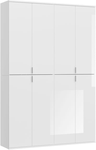 ProjektX kledingkast 8 deuren wit.
