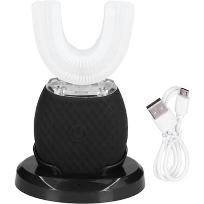 Ultrasonic Automatic Toothbrush Whitening 360 degrees  U Shaped Electric Ultrasonic Toothbrush for
