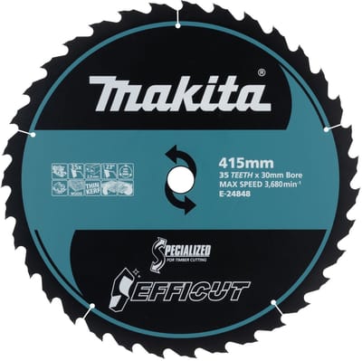 Makita Cirkelzaagblad voor hout | Efficut | Ø 415mm Asgat 30mm 35T - E-24848