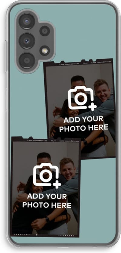 Gepersonaliseerd - Case Company® - Hoesje geschikt voor Samsung Galaxy A13 4G hoesje - Polaroid Zwart - Soft Cover Telefoonhoesje - Bescherming aan alle Kanten en Schermrand