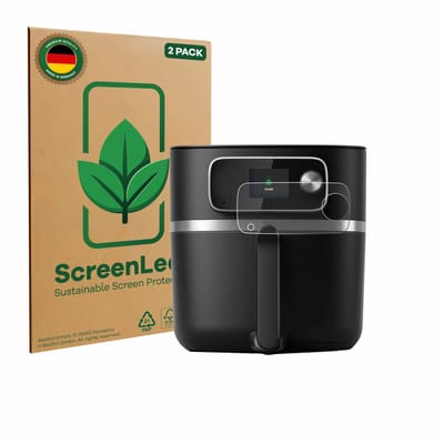 2 Stuks Screenprotector voor Philips Airfryer HD9880/90 - Hoogwaardige Beschermfolie transparant