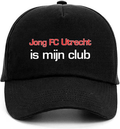 Pet met tekst: Jong FC Utrecht is mijn club