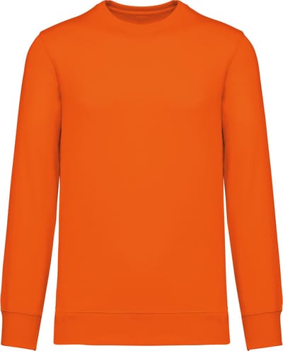 Kariban Gerecycleerde uniseks sweater met ronde hals K4040 - orange - 4XL