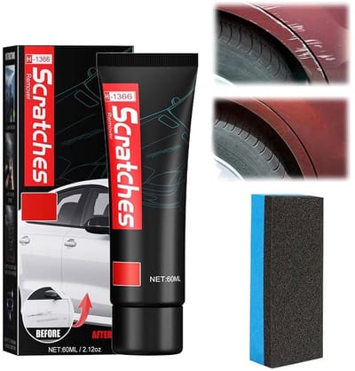 Dailygoods- Schuurpasta voor voertuigen - Krasverwijderaar - Autopolish - Krasreparatiepasta - Carrosserie - 60 ml
