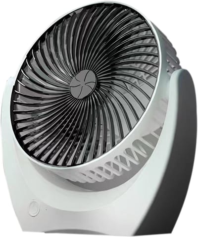Oplaadbare kleine draagbare ventilator, mini-ventilator op USB, bureauventilator voor reizen, kamperen en kantoor