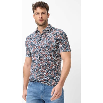 Brax Heren Poloshirt  Style PEPE cinder rose, roze, maat M