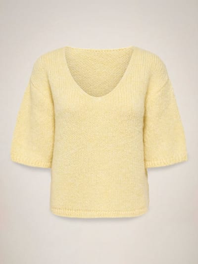 JDY - JDYLINEA S/S V-NECK PULLOVER KNT - Dames - Gebreide truien