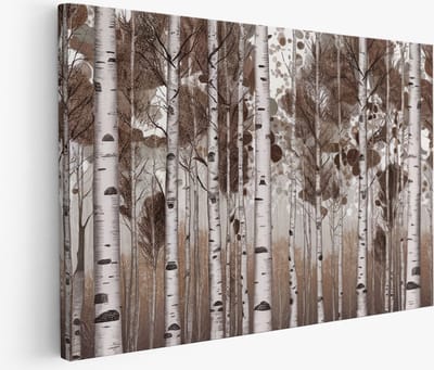 Saammp Muurcirkel Hout - Boom met goude cirkels- Abstract kunstwerk - Ø 90 - Wandcirkel - Wanddecoratie Cirkel - Muurdecoratie Woonkamer - Slaapkamer decoratie - Rond Schilderij