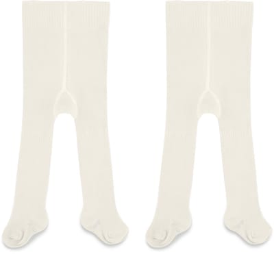 KipKep Baby Blijf-Maillot 2 paar • 2-6 maanden • bio-katoen - Off White - Voordeelpak
