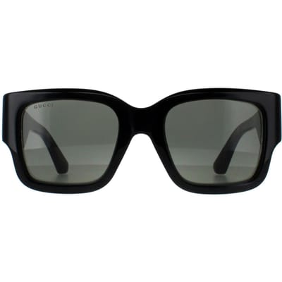 Gucci Vierkant Vrouwen Zwart met Havana Grijs GG1663S
