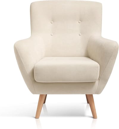 SuenosZzz Izan stoel, bekleed, met bekleding. Aqualine vuilafstotende bekleding. Sillon: 96cm altura x 78cm ancho x 77cm fondo Gris