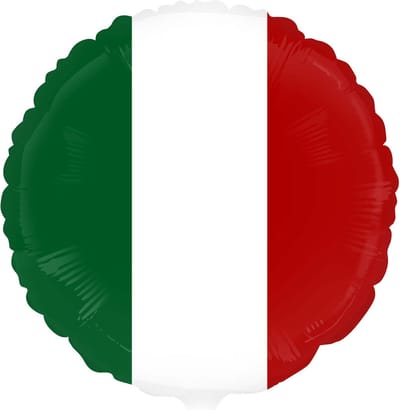 Folieballon Italië 18" 45cm - Feest Feestje Landen Helium Folie Ballon