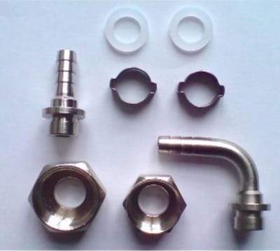 CO2 Slangtules - voor biertap set, 8 stuks - 10mm