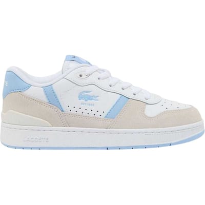 Lacoste Dames/Dames T-Clip Set Leren Trainers (Wit/blauw)